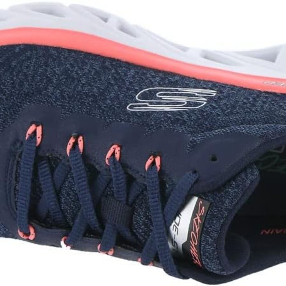 Skechers Women's Sport Glide Step Sport-149943 Navy Coral Sneaker - Picture 5 of 5